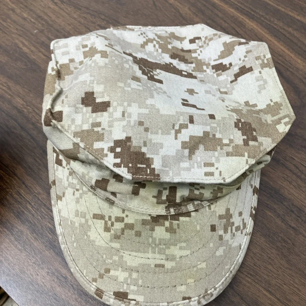 Marine Corps USMC 8 Point Desert Marpat Camouflage Cover Hat Cap Size XSmall